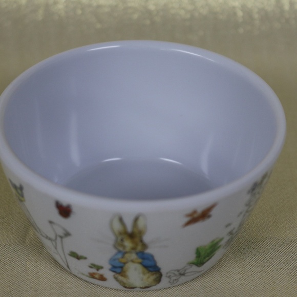 BEATRIX POTTER PETER BUNNY RABBIT EASTER SPRING MELAMINE APPETIZER BOWLS-NEW-S/4 - Picture 6 of 8